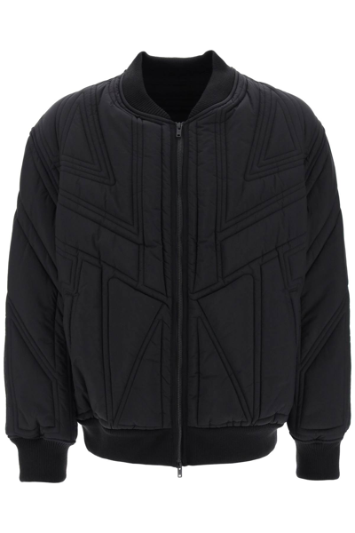 Y-3 Originals Aloxe Quilted Bomber Jacket In Black