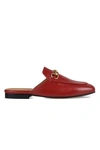 GUCCI LUXURY WOMEN'S SANDALS   GUCCI PRINCETOWN SLIPPERS IN RED LEATHER