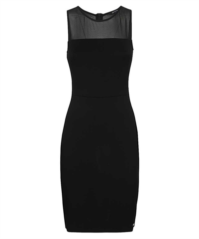 Armani Exchange Short Dress In Black