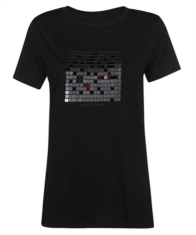 Armani Exchange Regular Fit T-shirt In Black