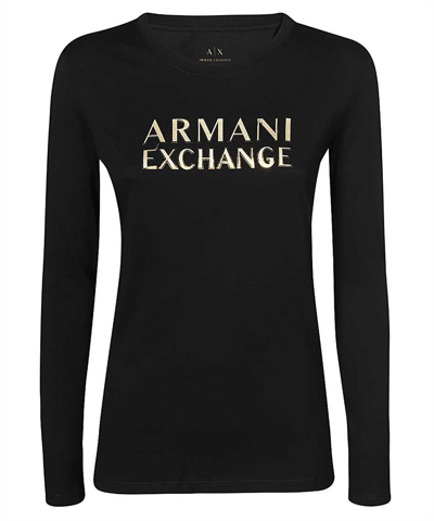 Armani Exchange T-shirt In Black