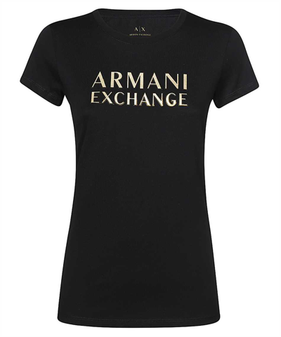 Armani Exchange Slim Fit T-shirt In Black