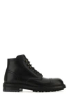 DOLCE & GABBANA DOLCE & GABBANA MAN BLACK LEATHER RE-EDITION ANKLE BOOTS