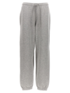 Moncler Logo-patch Cotton-blend Track Pants In Grey