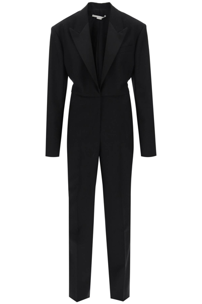 Stella Mccartney Wool Tuxedo Jumpsuit In Black (black)
