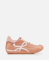 Loewe Flow Logo-patch Sneakers In Beige