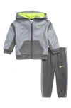 NIKE THERMA DRI-FIT SPECKLE COLORBLOCK HOODIE & JOGGERS SET