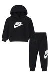 Nike Toddler Boys Club Pullover And Joggers Set In Black