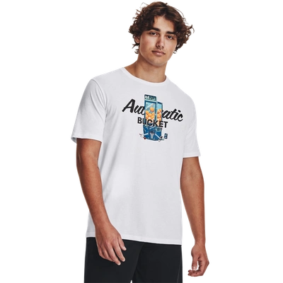 Under Armour Mens  Basketball Claw Machine T-shirt In White/black