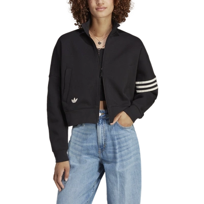 Adidas Originals Womens  Neuclassic Track Top In Black/white