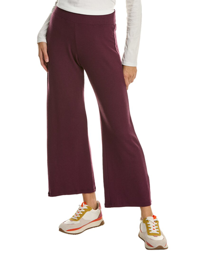 Michael Stars Jones Wide Leg Pant In Burgundy