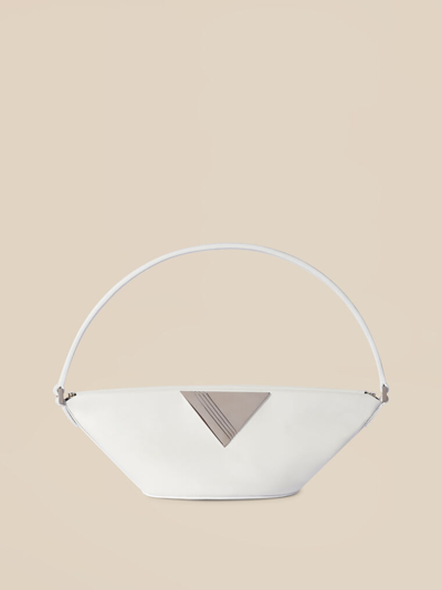 ATTICO ''PICCOLA'' WHITE SHOULDER BAG