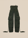 ATTICO IVY GREEN LONG trousers