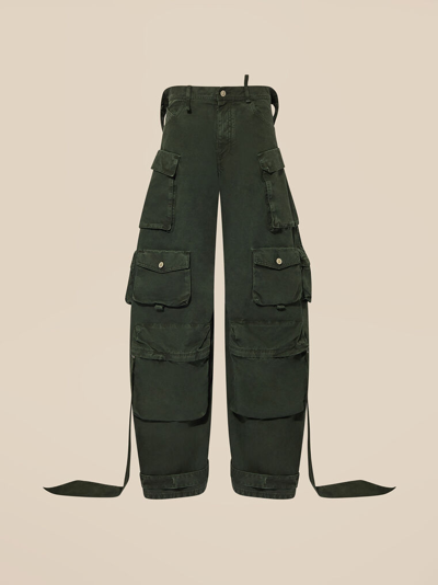 ATTICO IVY GREEN LONG PANTS