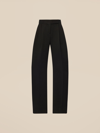 Attico Wide-leg Tailored Pants In Black