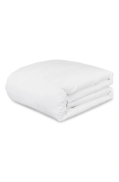 Frette Checkered Sateen King Duvet Cover In White