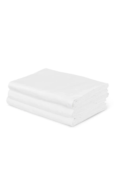 Frette Sateen King Fitted Sheet In White