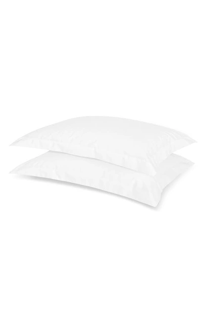 Frette Set Of 2 Cotton Sateen Pillow Shams In White