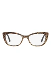 DOLCE & GABBANA 54MM CAT EYE OPTICAL GLASSES