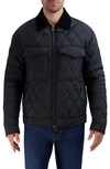 Cole Haan Diamond Quilted Jacket In Black
