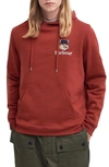 Barbour Sudadera - Rojo In Burnt Henna