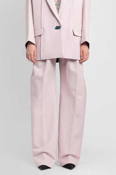 Attico Gary Trousers In Rose-pink Viscose