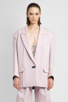 Attico Woman Pink Blazers In Pink