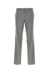 PRADA PRADA MID-RISE TRIANGLE-LOGO TAILORED TROUSERS