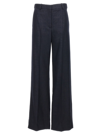 Stella Mccartney Straight Leg Trousers In Navy