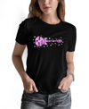 La Pop Art Plus Size Shake It Off Word Art T-shirt In Black