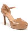 Naturalizer Crissy Platform Mary Jane In Cafe Brown Patent Leather