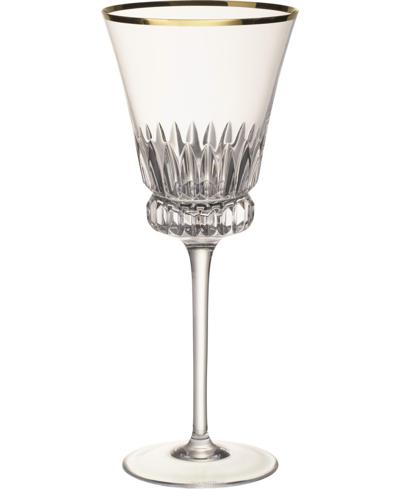 Villeroy & Boch Grand Royal White Wine Glass In Gold