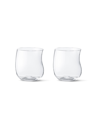 Georg Jensen Cobra Small Tumbler Set, 2 Pieces In Clear Glass