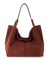 The Sak Los Feliz Tote In Cinnamon Suede