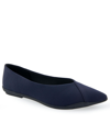 Aerosoles Del Dress-flat In Navy Stretch