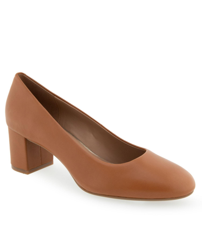AEROSOLES EBEL DRESS MID HEEL PUMPS