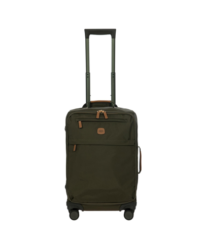 Bric's Milano X-bagâ 21" Carry-on Spinner With Frame In Olive