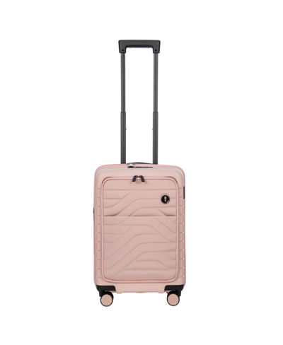 Bric's Milano B|y Ulisse 21" Expandable Spinner With Pocket In Pink