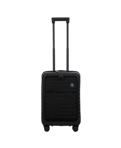 Bric's Milano B|y Ulisse 21" Expandable Spinner With Pocket In Black