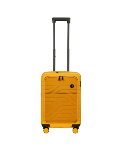 Bric's Milano B|y Ulisse 21" Expandable Spinner With Pocket In Mango