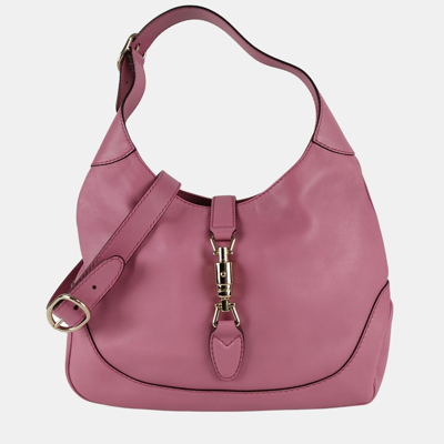 Pre-owned Gucci Jackie 1961 Shoulder Bag In Pink