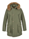 Woolrich Arctic Parka With Detachable Fur In Tundra Grey
