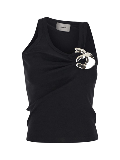 Coperni Emoji Tank Top In Black