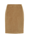 Miu Miu Corduroy Skirt In Beige