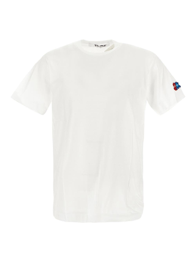 Comme Des Garçons Play Cotton T-shirt In White
