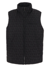 Valentino Toile Iconographe Down Vest In Black
