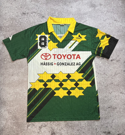 Pre-owned Soccer Jersey X Vintage Football Jersey Toyota Blacky In Green