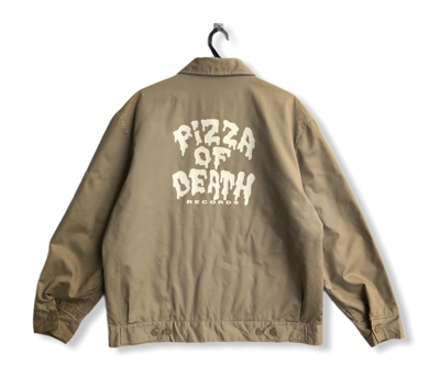 Pre-owned Dickies X Pizza Of Death Records Work Jacket In Brown 