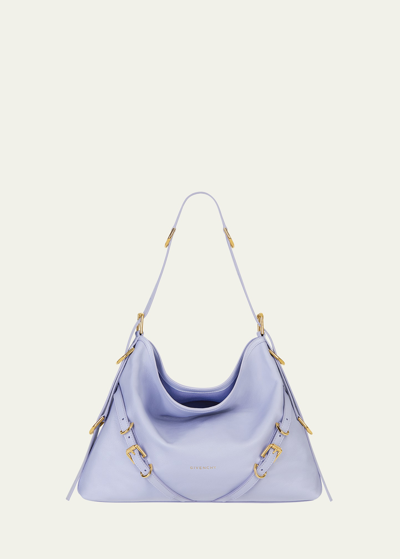 Givenchy Medium Voyou Shoulder Bag In Leather In 532 Lavender