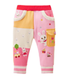 MIKI HOUSE EMBROIDERED PADDED LEGGINGS (2-5 YEARS)